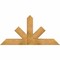 Ekena Millwork Saratoga Rough Sawn Timber Gable Bracket, Western Red Cedar, 60"W x 30"H x 6"D x 6"F, 12/12 Pitch GBW060X30X0606SAR00RWR - alternate 1